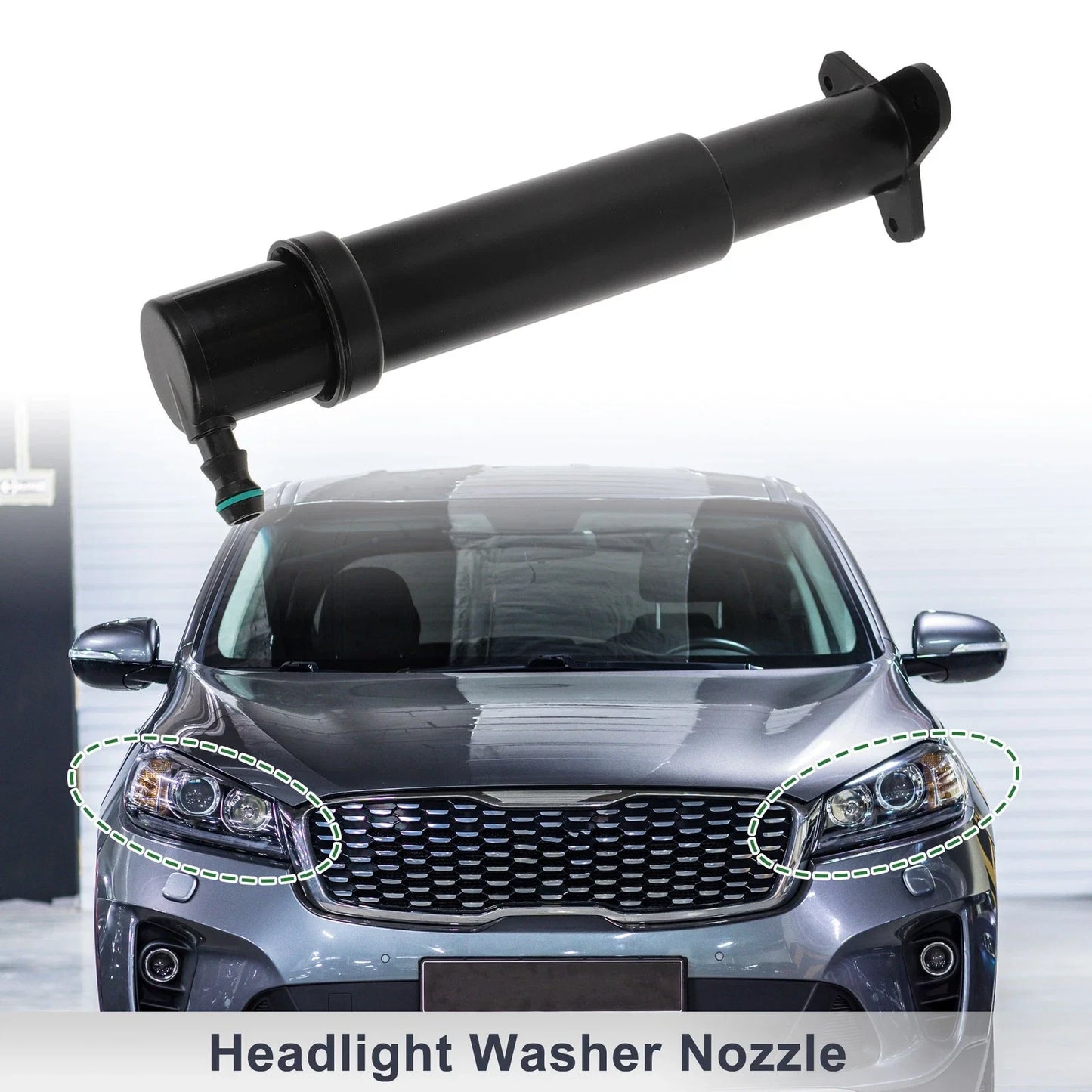 Headlight Washer Nozzle for Porsche (955, 2003-2010) - 1 x Front Driver/Passenger