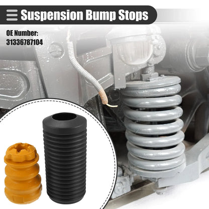 Set Front Suspension Bump Stop Shock Absorber Strut Boot Kit for BMW X3 X4