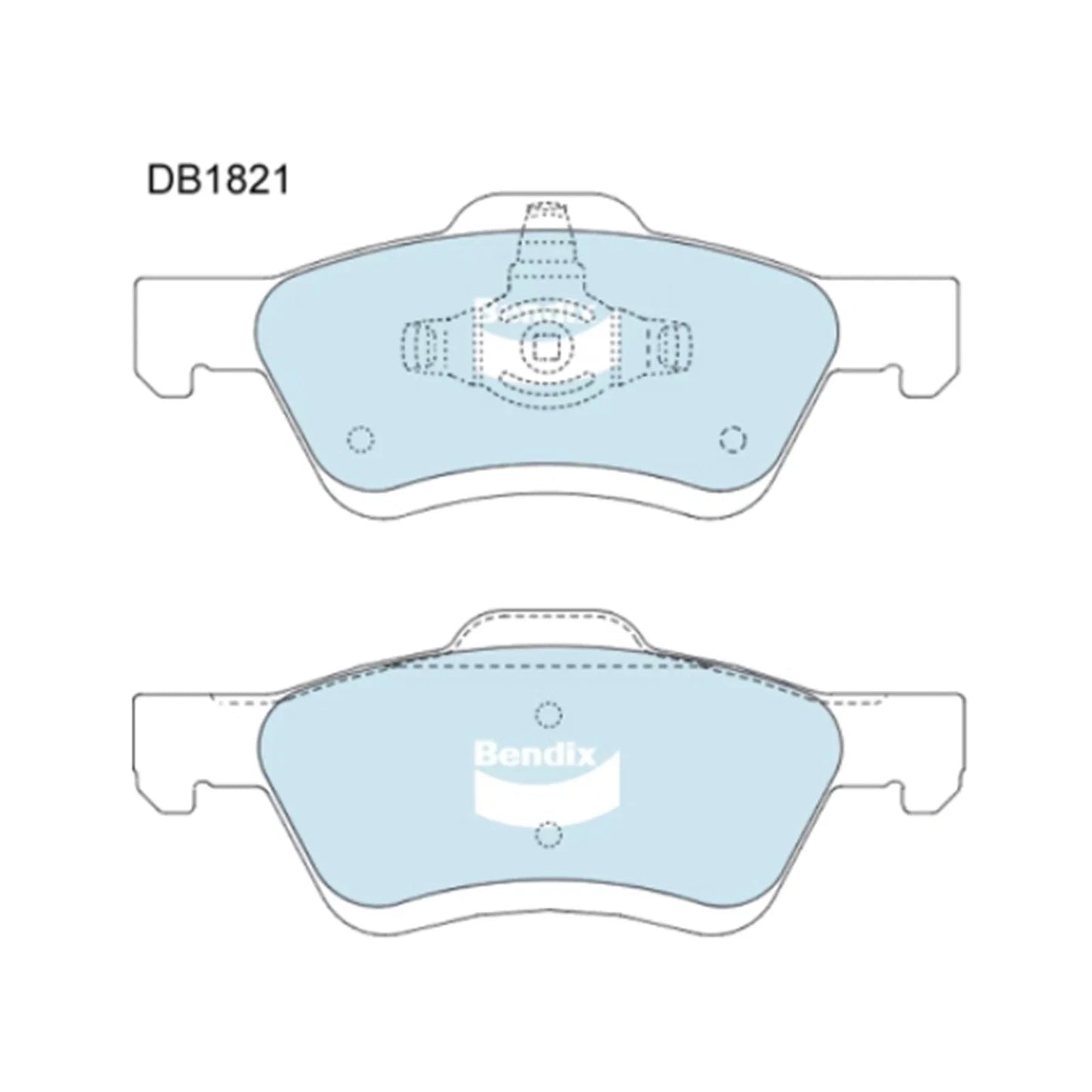 4WD Front Disc Brake Pads Set for Mazda Tribute (2004 - 2008)
