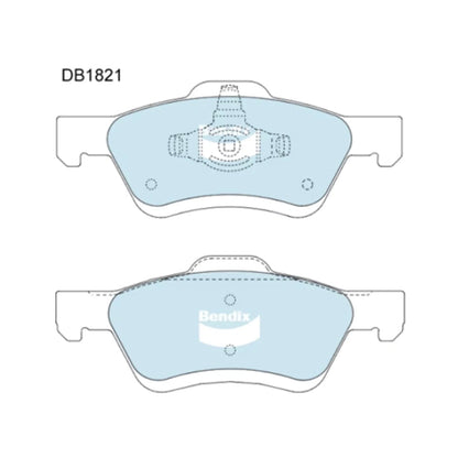 4WD Front Disc Brake Pads Set for Mazda Tribute (2004 - 2008)