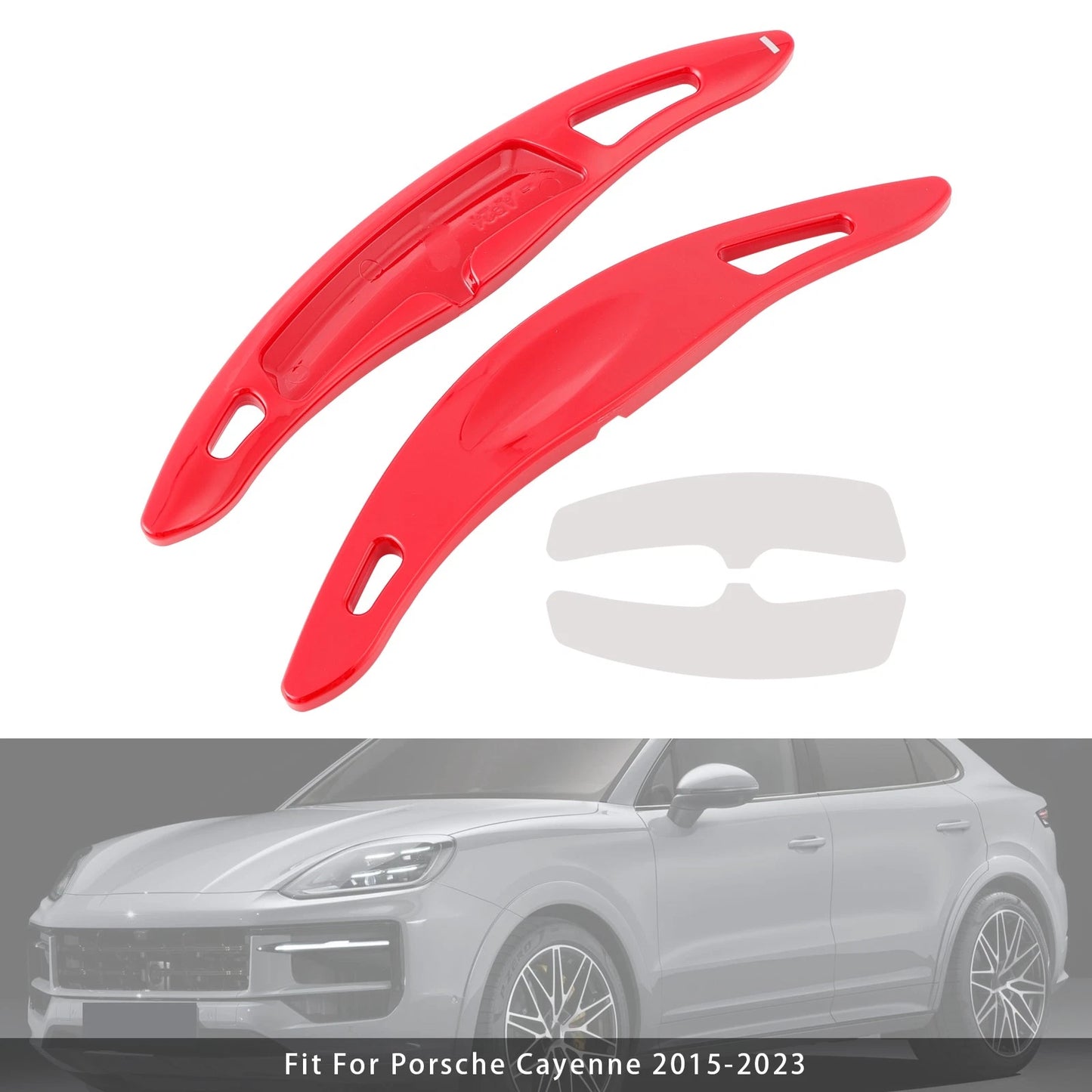 Gear Shift Pallets for Porsche Cayenne Macan (2015–2023) Red