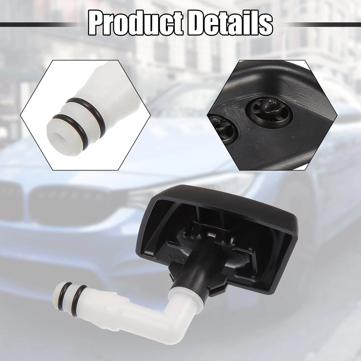 Front Right Headlight Washer Nozzle Jet DNJ500110 for Land Rover Range Rover (2002–2012)
