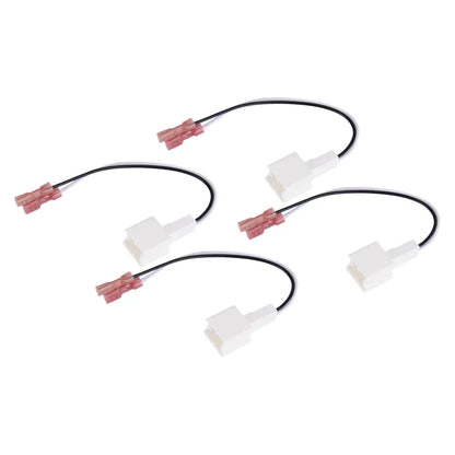 4pcs Speaker Adapter Cable for Nissan Quest Rogue Cube Titan Versa Xterra