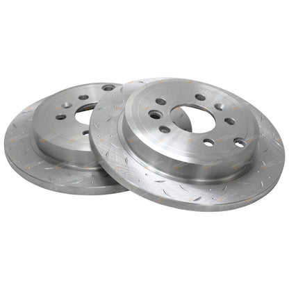 Rear Slotted and Drilled Disc Brake Rotors for Ford Falcon BA BF (2002-2012)