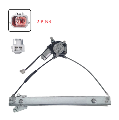 Front Left Window Regulator W/Motor 2-Pin for Ford Escape (2001–2008)