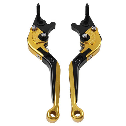 Gold Extendable Brake Clutch Levers for Suzuki GSXR750 600 750 KATANA V-STROM