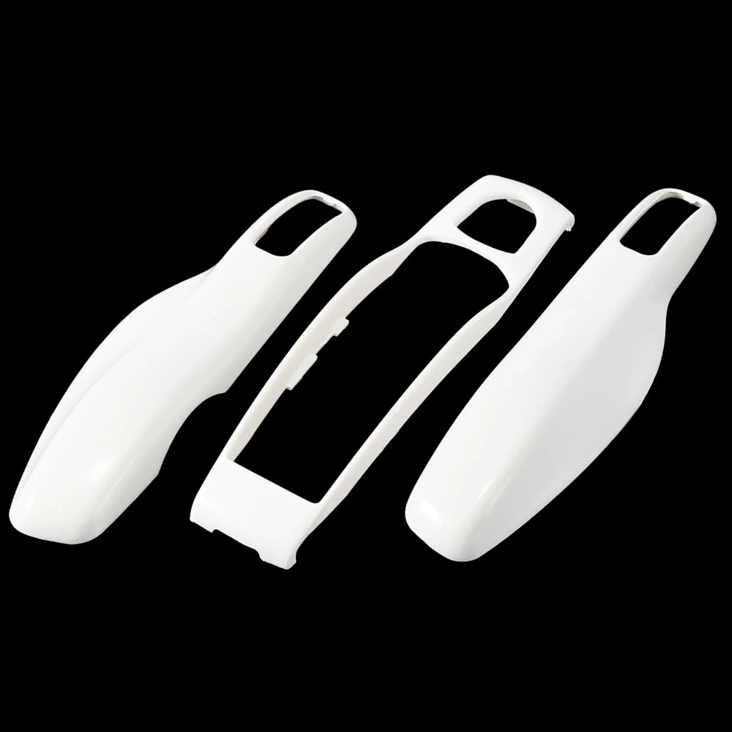 White Car Remote Key Cover Set for Porsche Cayenne Macan (2014-2023)