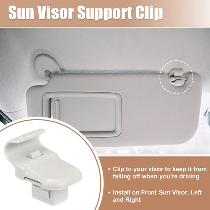 2X Sun Visor Support Clip No.LC6269261B77 for Mazda 3 (2004–2009)