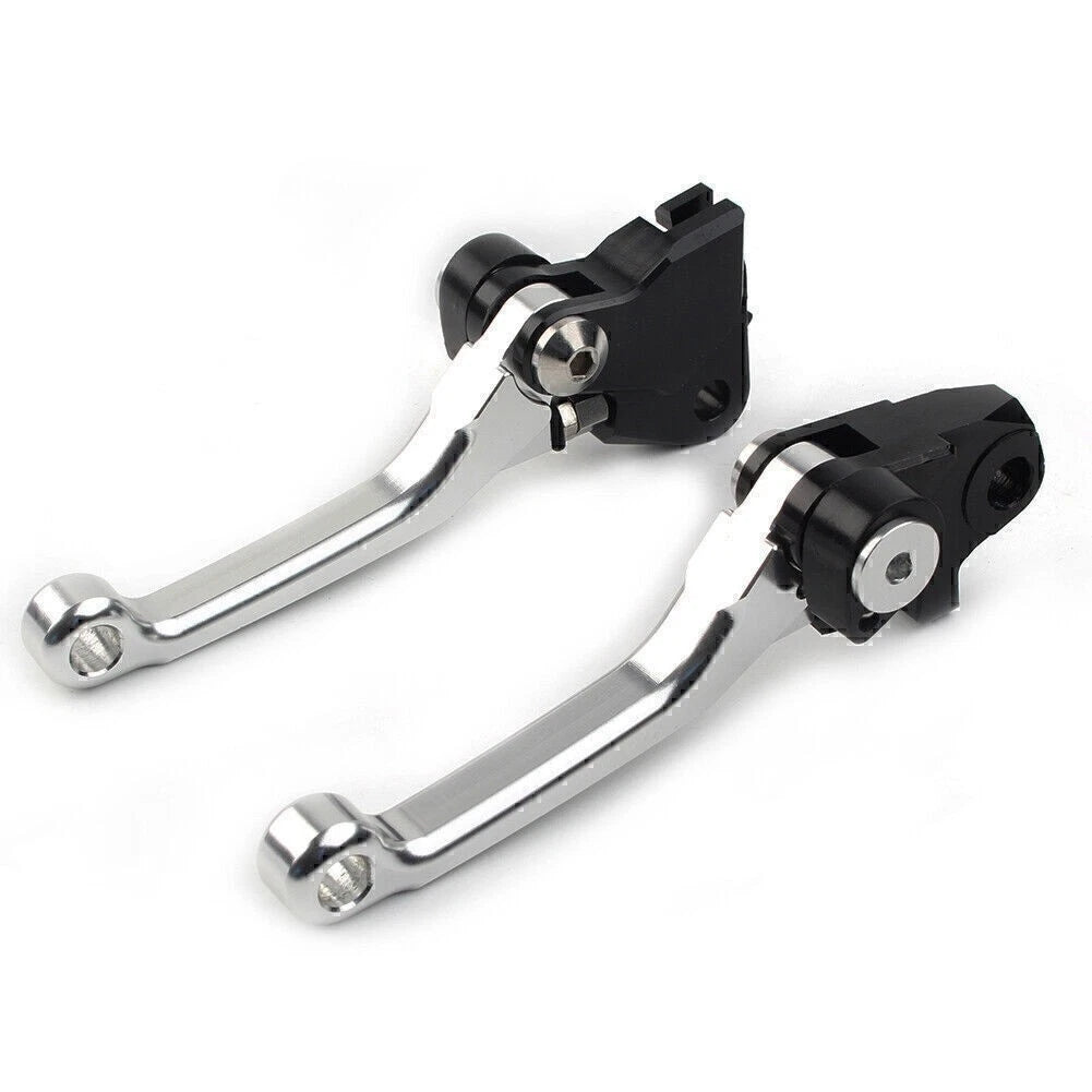 Pivot Brake Clutch Levers for Yamaha YZ 250F YZ 426F YZ 450F (2009–2020) Silver