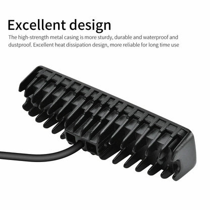 2x Black 12V Spreader LED Deck/Marine Lights for Boat Spots Light 18W waterproof