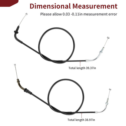 Throttle Cable Set for Yamaha V Star 250 (2008–2024)