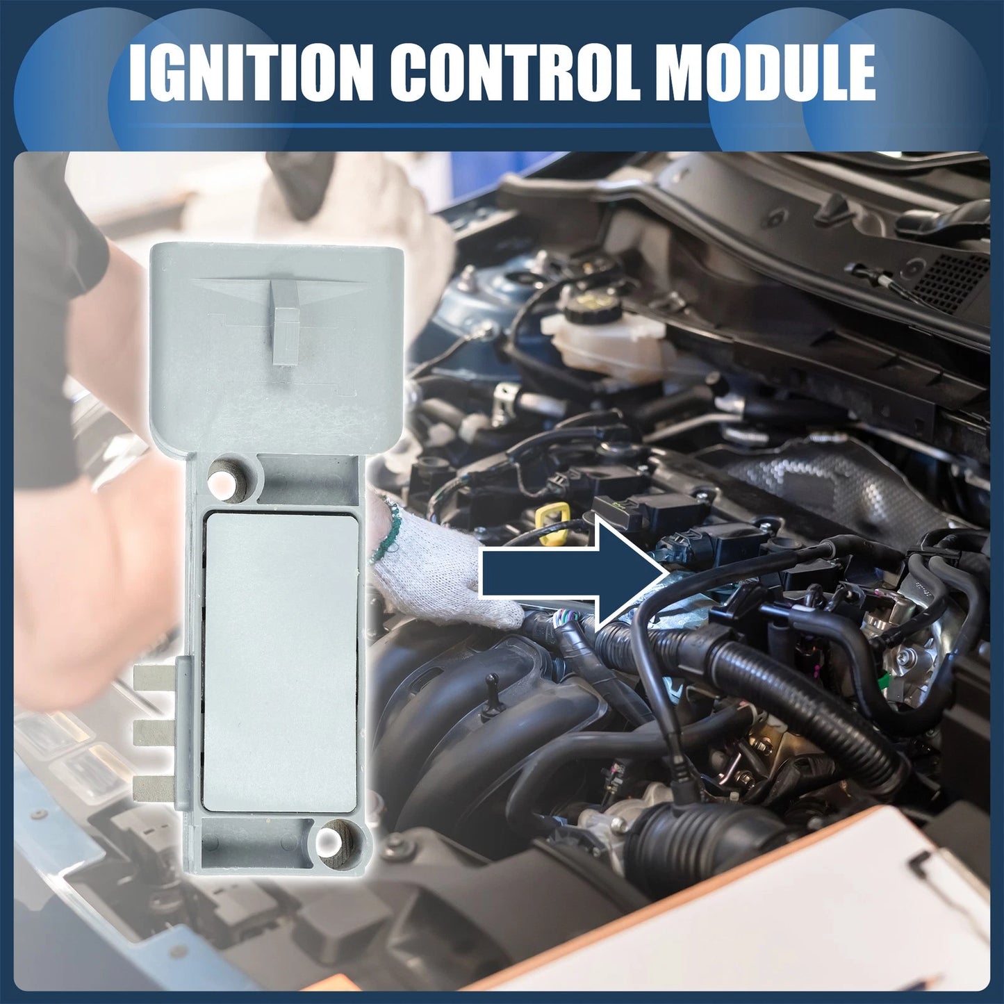 Ignition Control Module No.E6SZ12A297A for Lincoln Town, Ford Mustang
