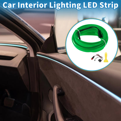 4m LED Neon Strip Lighting for Car (12V) - Green