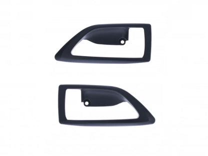 2X Front Inner Door Handle Trim for Isuzu N-Series (2008–2016) Textured Black