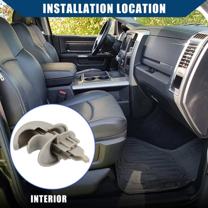 Coat Hook Clothes Hanger for Dodge RAM 1500 2500 (2002-2005) Gray