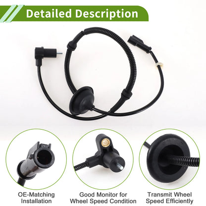 ABS Wheel Speed Sensor No.F9ZZ2C190DB for Ford Mustang