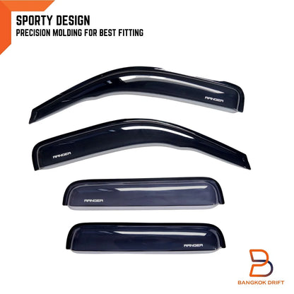 Weather Shield Window Visor Rain Guard for Ford Ranger (2006-2011)