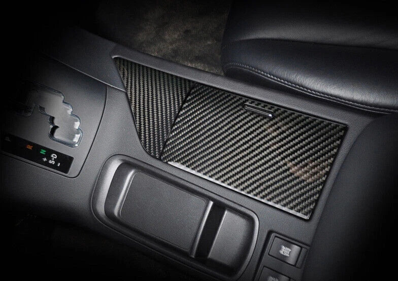 Carbon Fiber Center Console Water Cup Cover for Lexus RX350 450h (2009–2015)