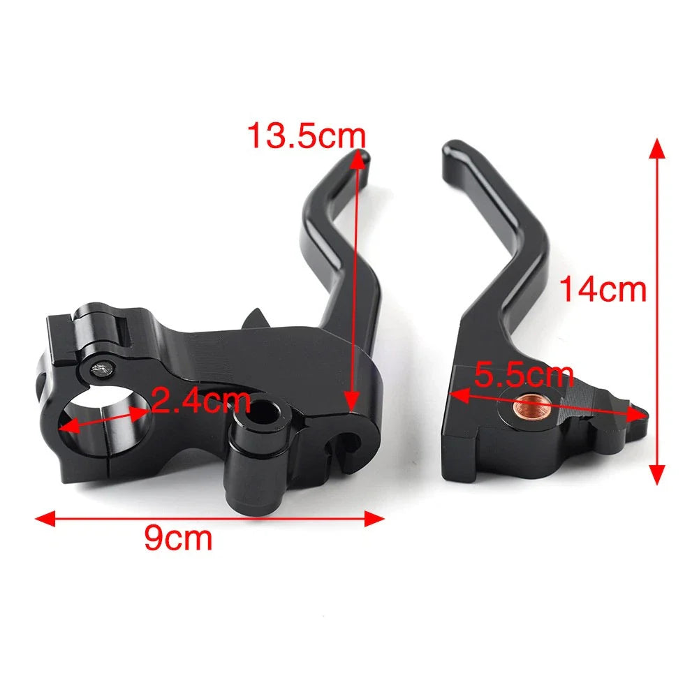 5.3" Brake Clutch Levers for Harley Sportster XL883 XL1200 X48 (14-23)
