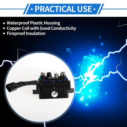 Trim Solenoid Relay 12V 8 Terminal for Yamaha 4 Stroke Engine