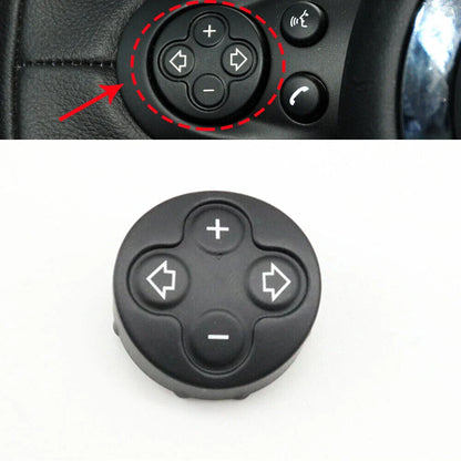 Steering Wheel Volume Control Switch Button Cover for BMW Mini R55 R56 R60