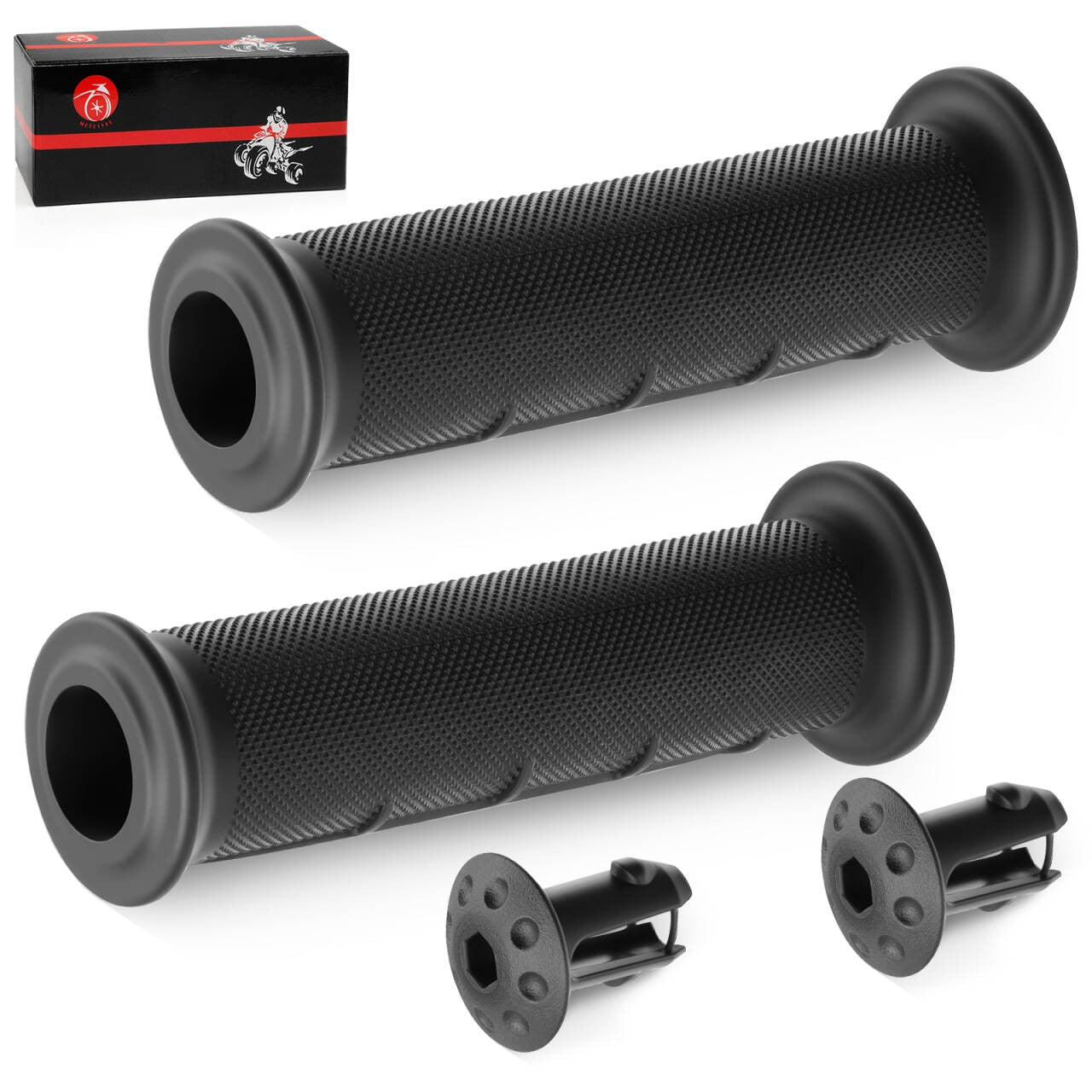 Set of 2 Handlebar Grips for Honda Rubicon 500 520 (2001–2023)
