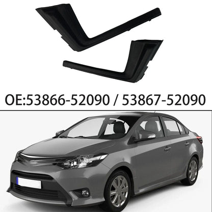 Front LH+RH Fender Cowl Side Fender Black for Toyota Yaris (2012–2014)