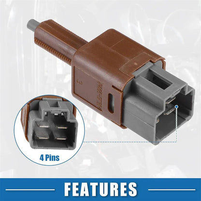 Brake Light Switch for Nissan Rogue, Quest, Infiniti G25, EX35, FX35 (2008-2019)