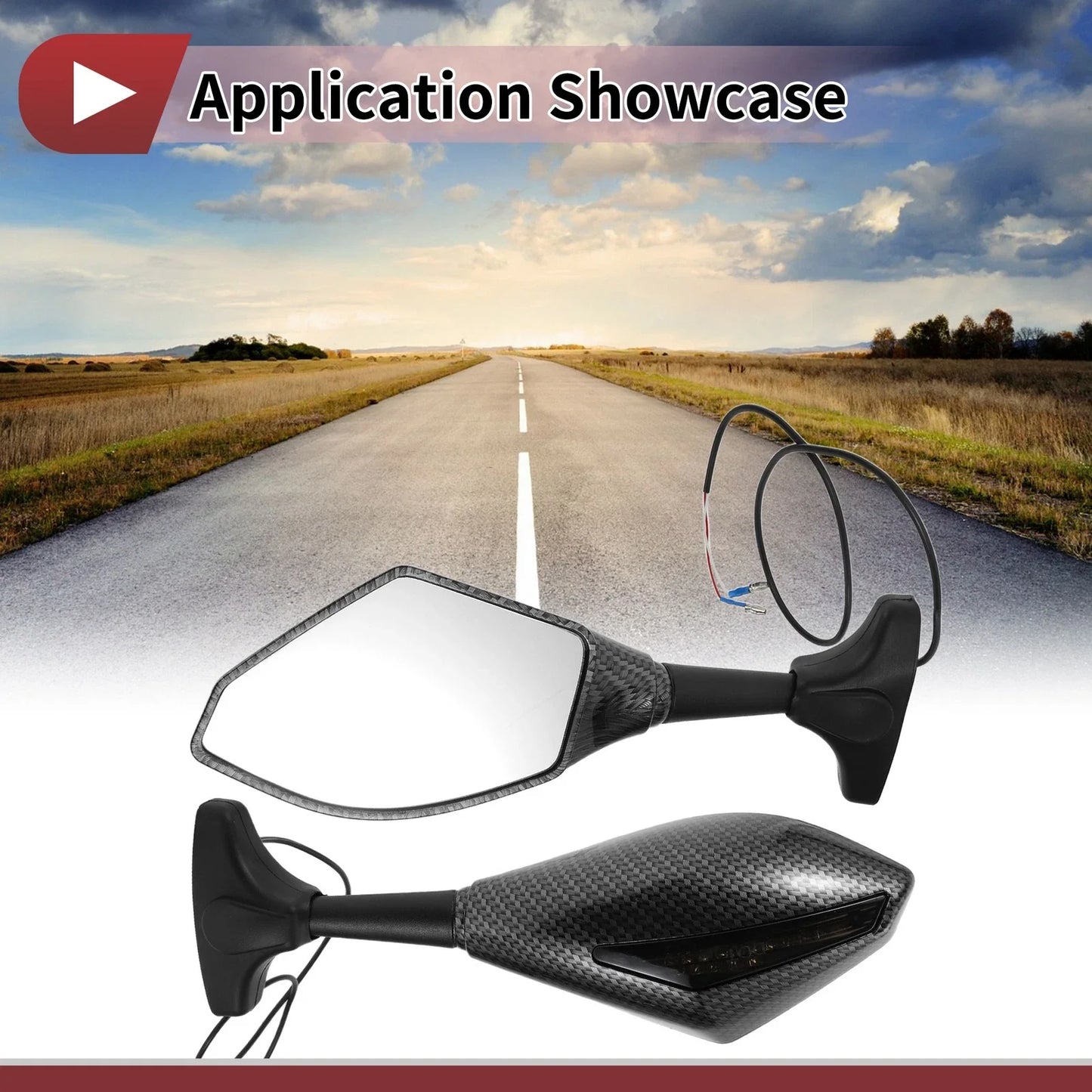Motorcycle Rear View Mirrors for Suzuki GSX-R600 GSX-R750 (2003-2017)