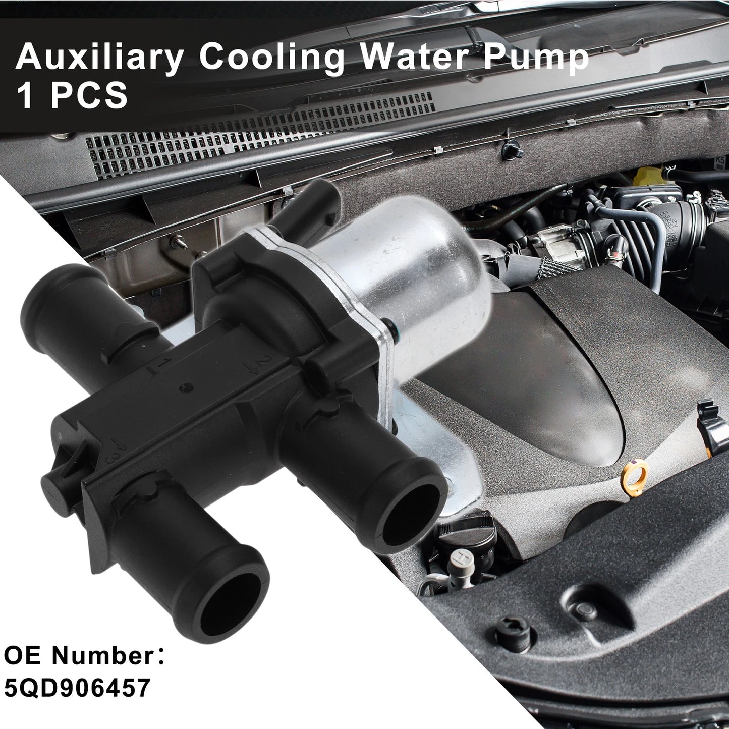 Auxiliary Cooling Water Pump for Audi A6 A7 (2019–2024) No.5QD906457 1 Pc