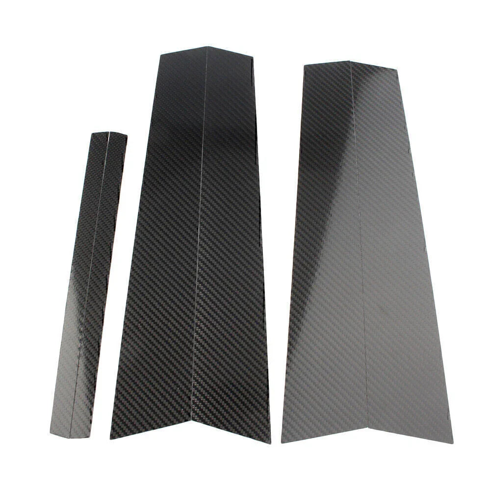 Carbon Fiber Window B Pillar Trim Covers for BMW 3 Series (2013-2018)