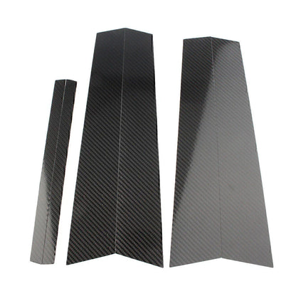 Carbon Fiber Window B Pillar Trim Covers for BMW 3 Series (2013-2018)