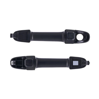 Set of 2 Front Left + Right Door Handle Outer Black for Hyundai i30 (2007–2012)