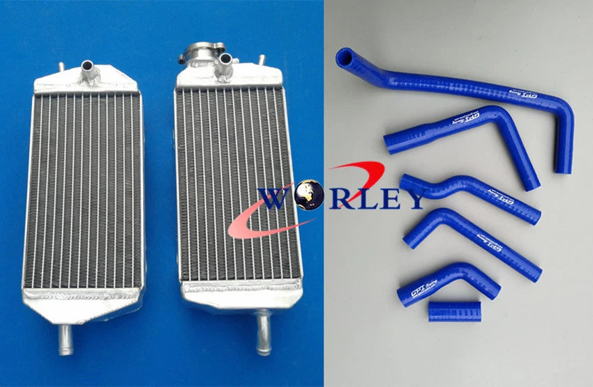 Aluminum Radiator and Hose for Gas Gas MX/SM/EC 125/200/250/300 (2007–2013)