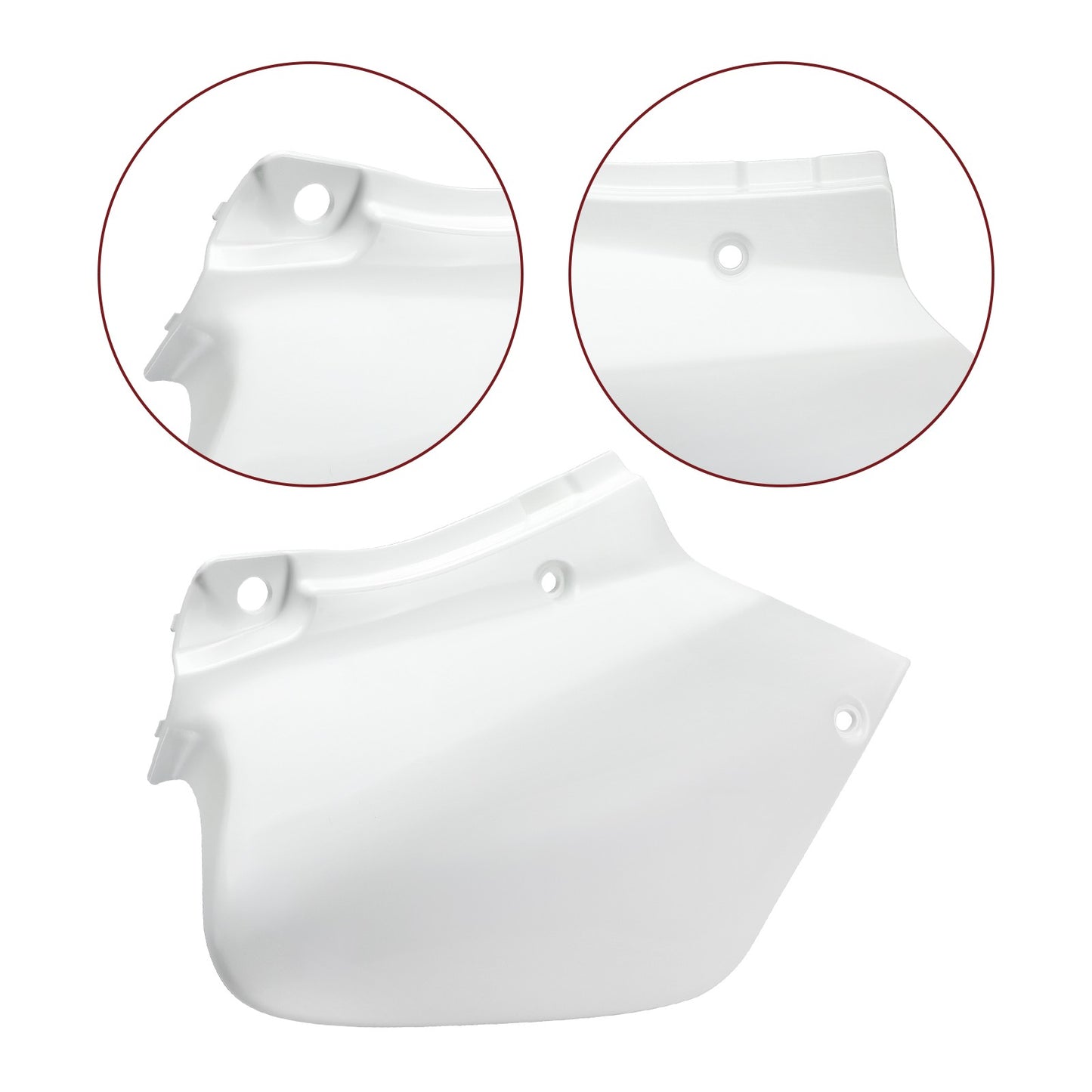 Set of 2 Side Panels for Honda XR250R XR400R (1996–2004) - White