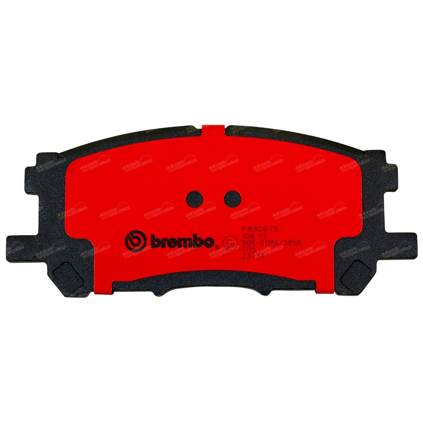 Set of 4 Brembo Front Disc Brake Pads for Lexus RX330 (2003–2005)