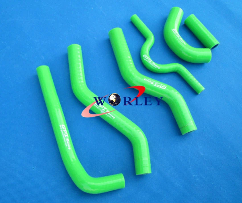 Green Silicone Radiator Hose Kit for Kawasaki KX250F KXF250 (2007-2008)