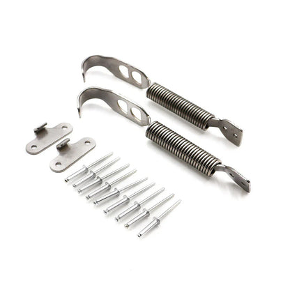 Stainless Steel Racing Bonnet Hook Pin Lock Kit for Car (No Year Specified)