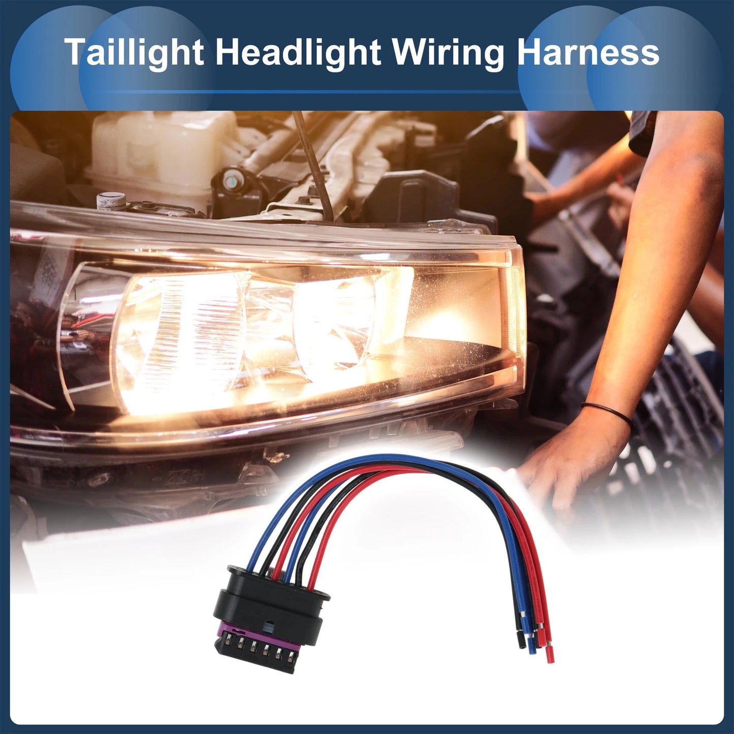 Headlight Wiring Harness Assembly for BMW 1 2 3 Series F20 (2011–2021) - No.61132359993