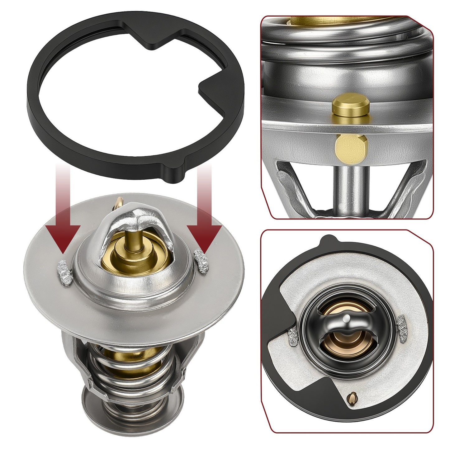 Thermostat & Gasket for Honda CB300F CBR300R (2015–2022)