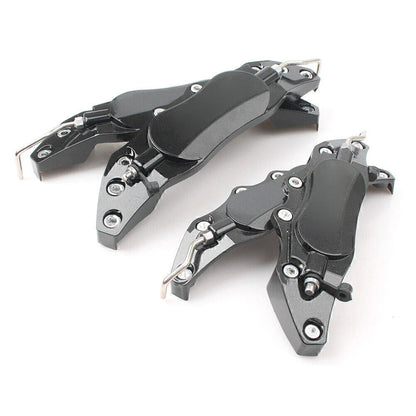 4 x 3D Metal Brake Caliper Covers for Universal Front & Rear Car Black