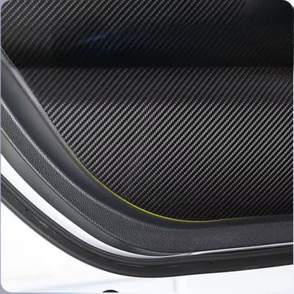Carbon Leather Inner-Door Anti-Kick Pad Cover Trim for Kia K5 (2021–2025)