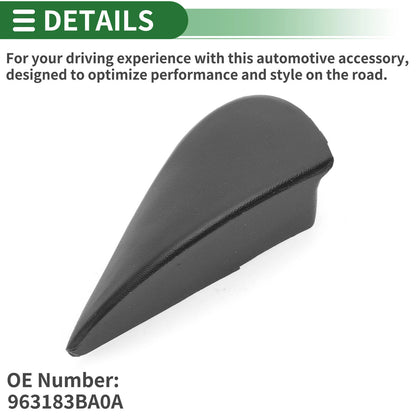 Front Right Side Door Pillar Window Trim for Nissan Versa (2012–2017) No.963183BA0A