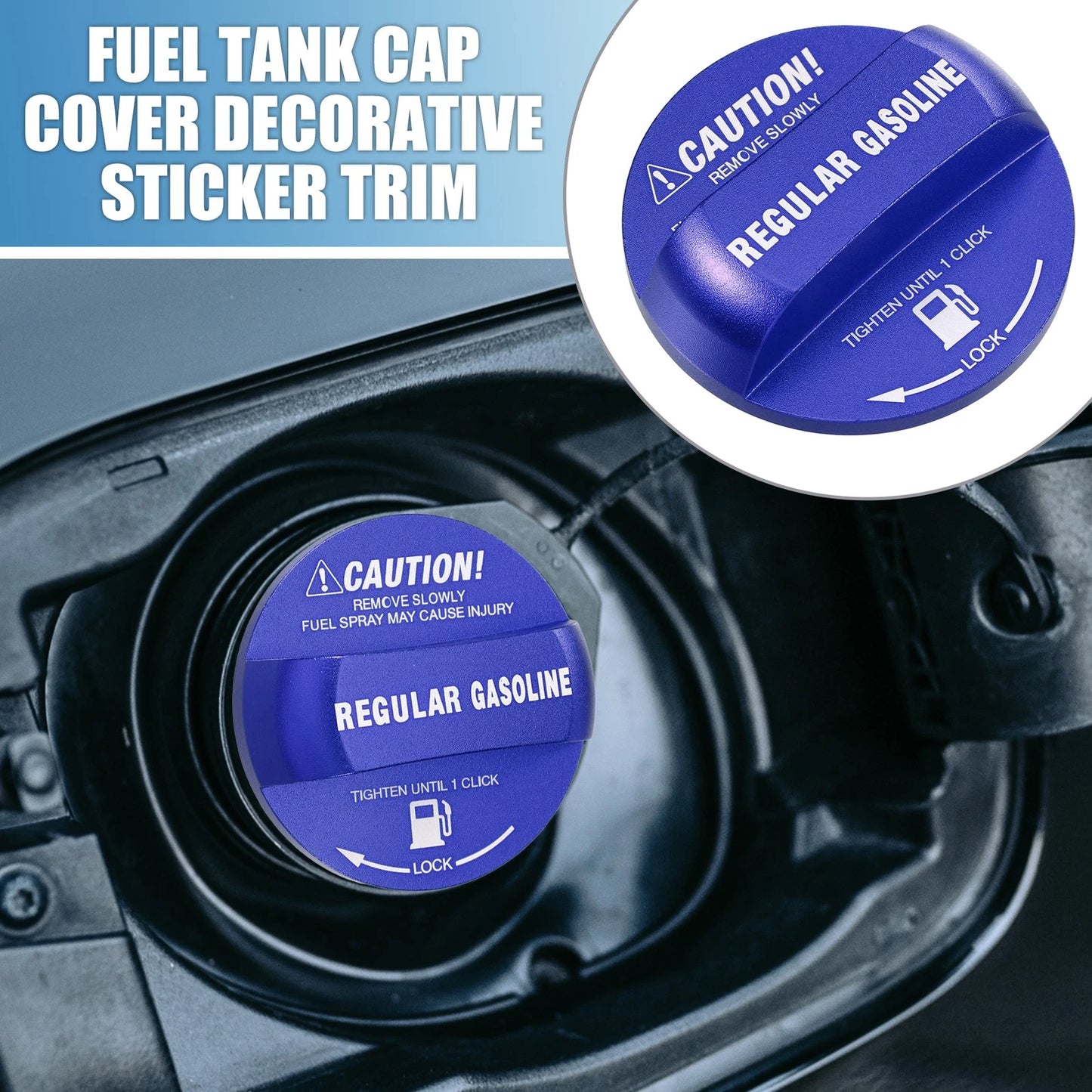 Oil Fuel Cap Decorative Sticker Trim for Subaru Forester (2014–2021)