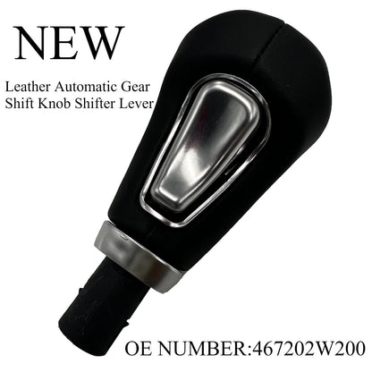 Leather Automatic Gear Shift Knob for Hyundai Tucson (2015–2020)
