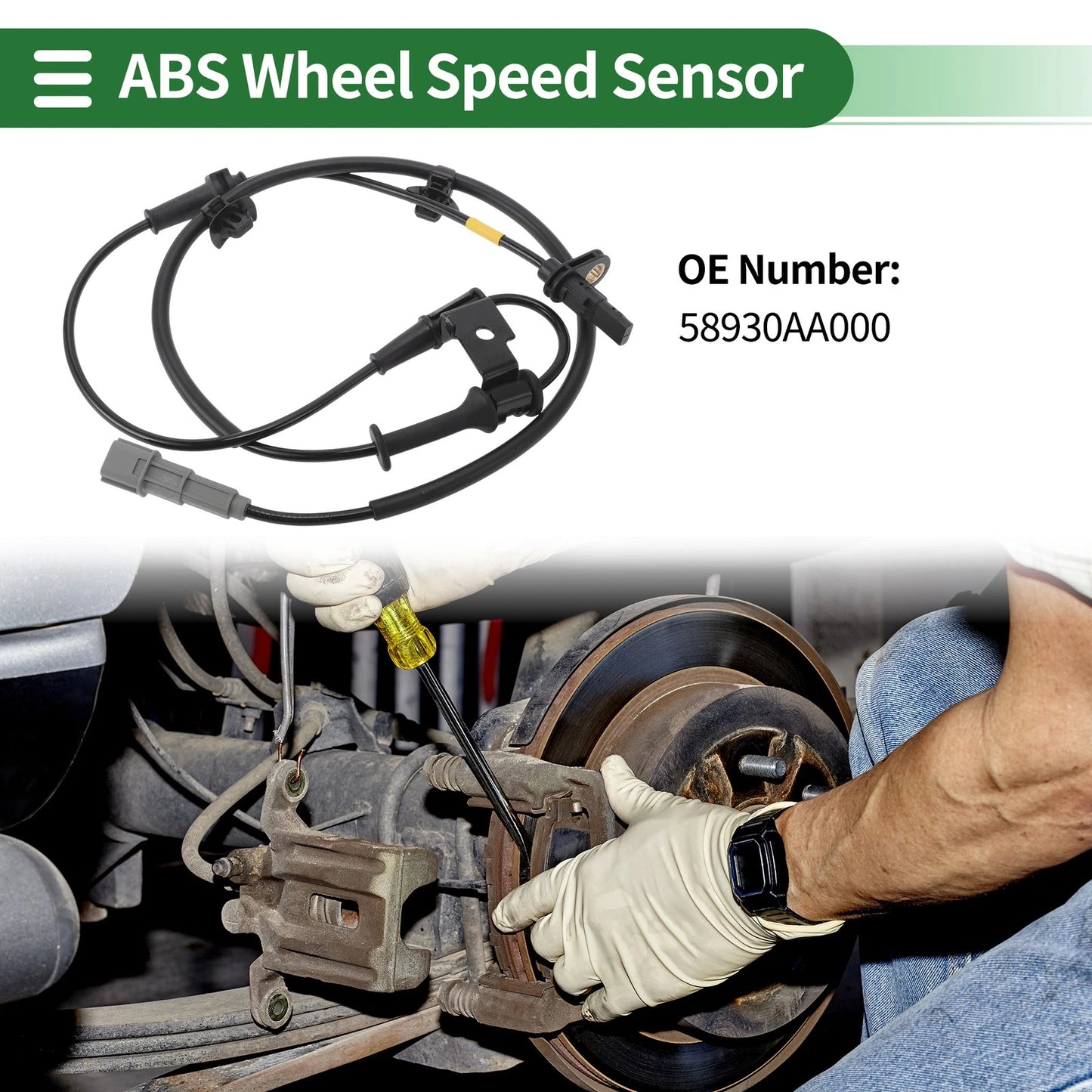 ABS Wheel Speed Sensor No. 58930AA000 for Hyundai Elantra (2021–2023)