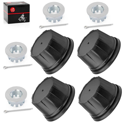 Set of 4 Wheel Center Caps for Honda Rancher 420 TRX420 (2007–2023)