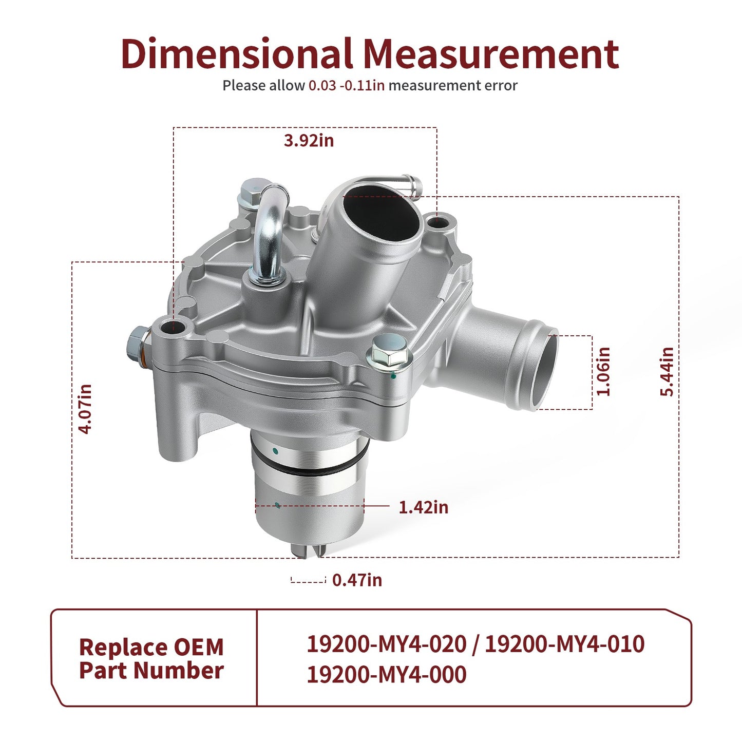 Water Pump Assembly for Honda Goldwing 1500 (1992–1996)