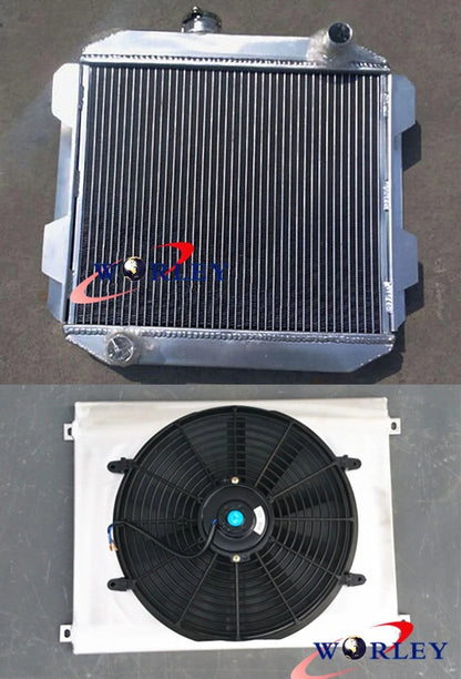 Aluminum Radiator & Shroud for Ford Capri 2.8 MK3 (1981–1987)