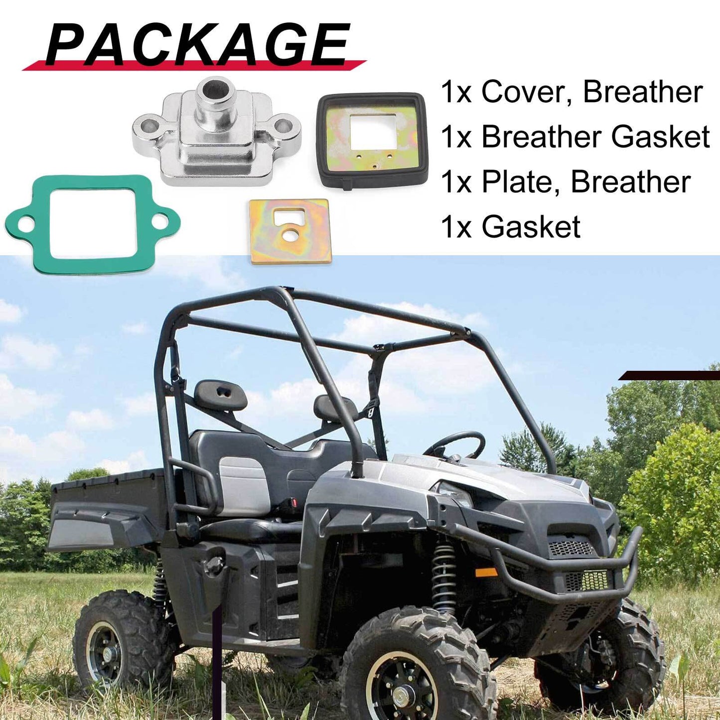Cylinder Breather Valve Cover Kit for Polaris Ranger 700 Sportsman 700 (2005)